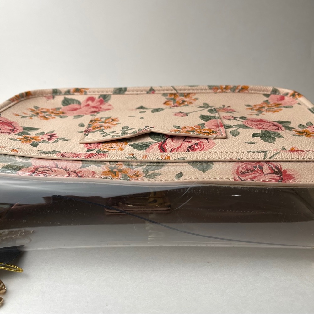 BEBE Clear/Floral Shoulder Bag - Picture 9 of 9